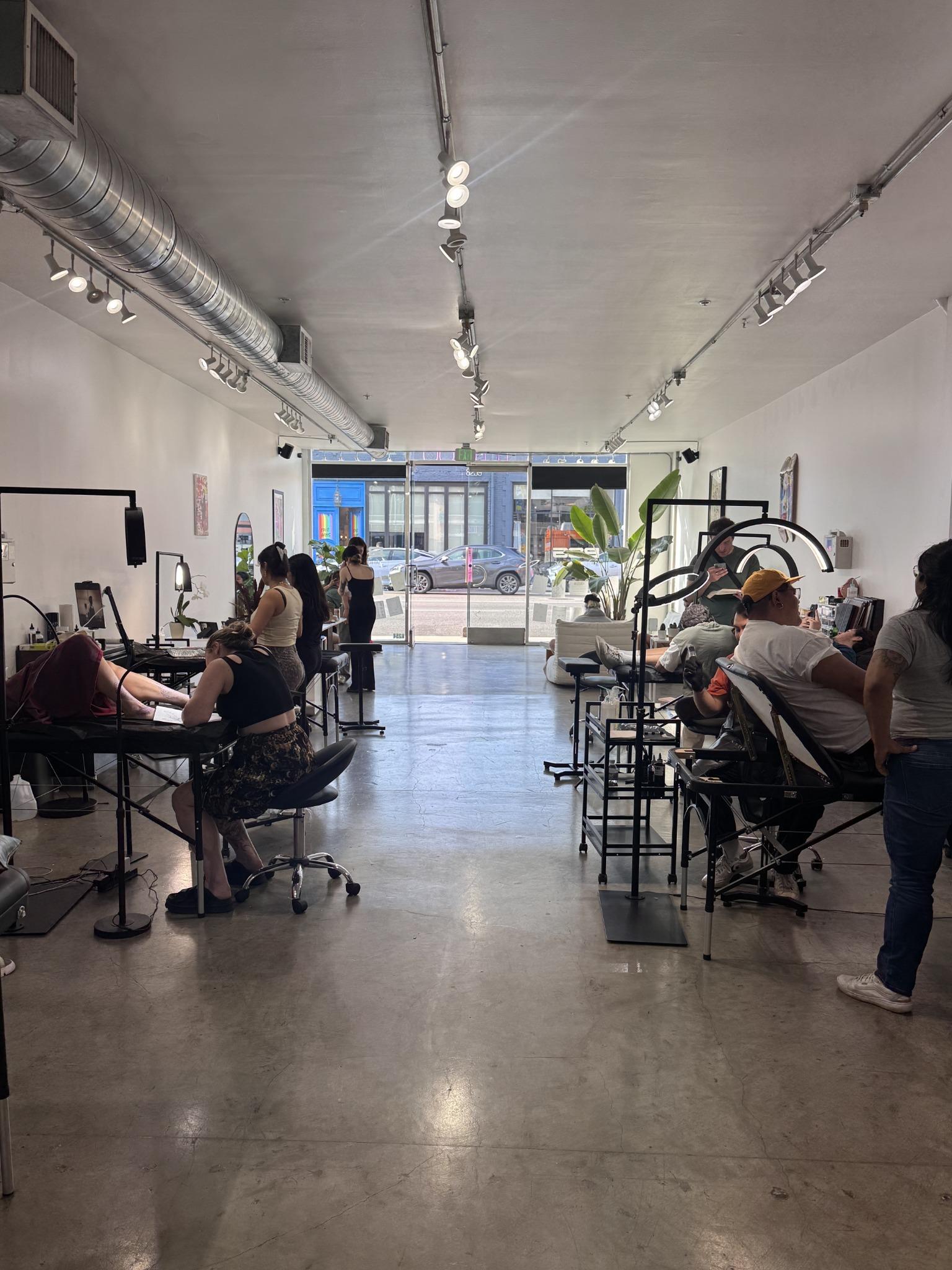 B36 Tattoo studio interior in Los Angeles